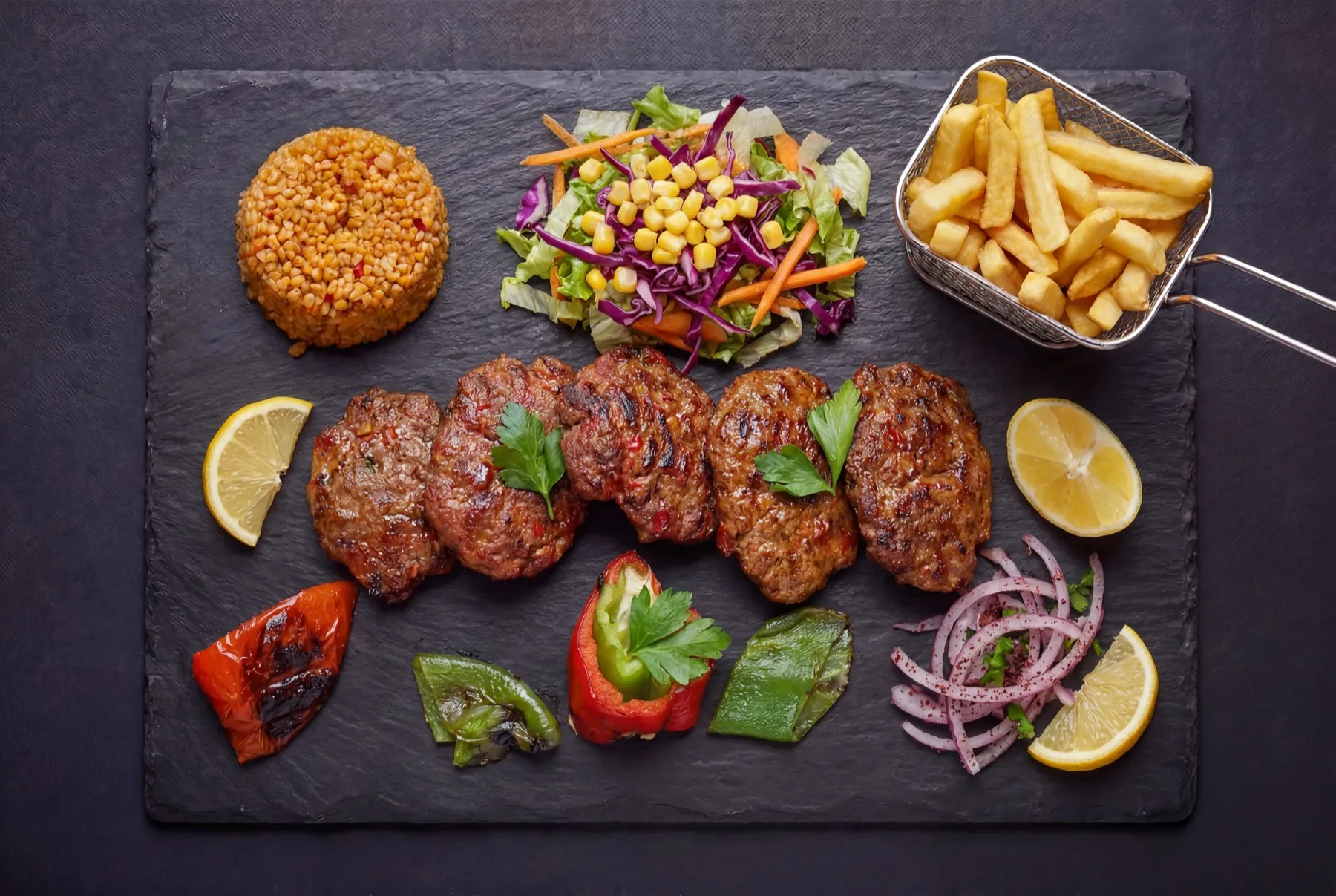 Assiette Brochette Agneau