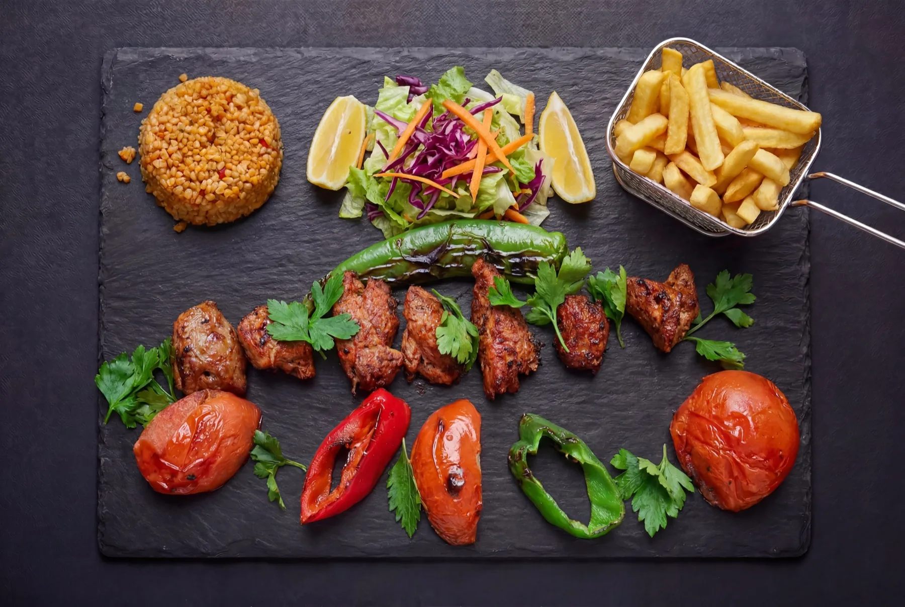Assiette Brochette Bœuf