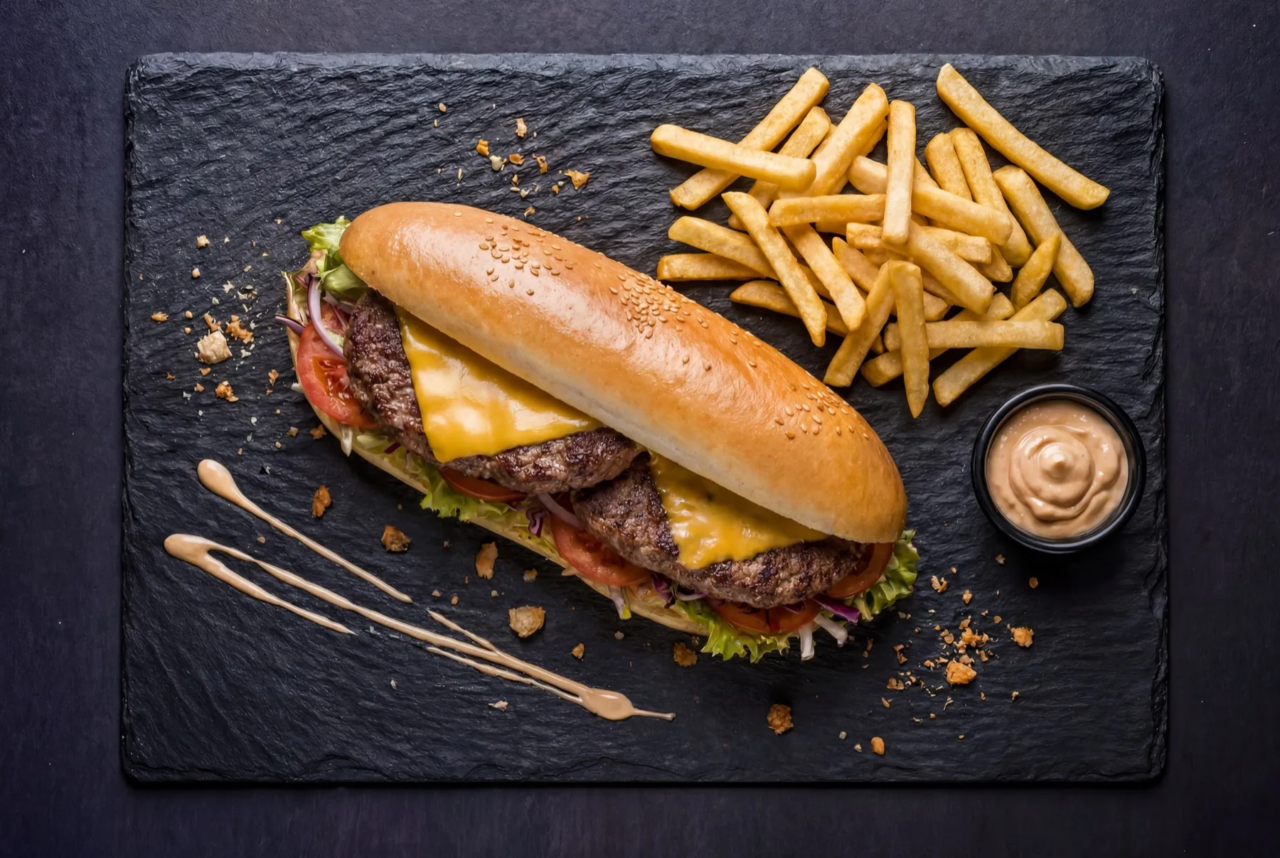 Sandwich Steak Haché